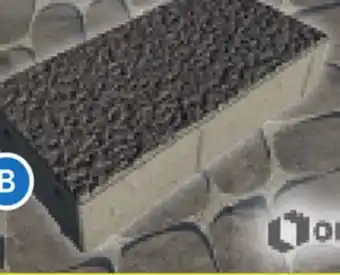 RONA OLD CASTLE 8 x 16 Azur and Litho pavers offer