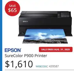 Vistek SureColor P900 Printer offer