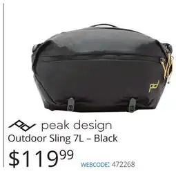 Vistek Outdoor Sling 7L – Black offer