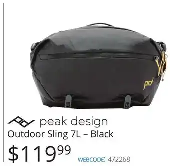 Vistek Outdoor Sling 7L – Black offer