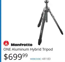 Vistek ONE Aluminum Hybrid Tripod offer