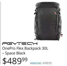 Vistek OnePro Flex Backpack 30L – Space Black offer