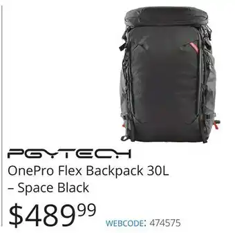 Vistek OnePro Flex Backpack 30L – Space Black offer