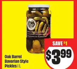 FreshCo Oak Barrel Bavarian Style Pickles 1 L offer