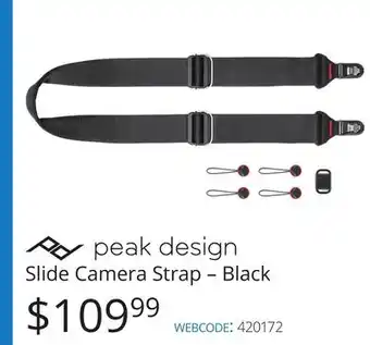 Vistek Slide Camera Strap – Black offer