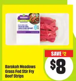 FreshCo Barakah Meadows Grass Fed Stir Fry Beef Strips offer