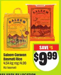FreshCo Saleem Caravan Basmati Rice 4.54 kg offer