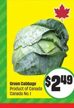 FreshCo Green Cabbage Product of Canada Canada No. 1 offer