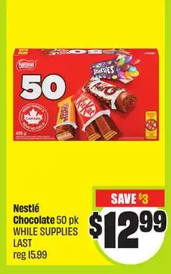 FreshCo Nestlé Chocolate 50 pk offer