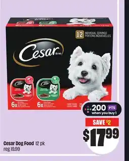 FreshCo Cesar Dog Food 12pk offer
