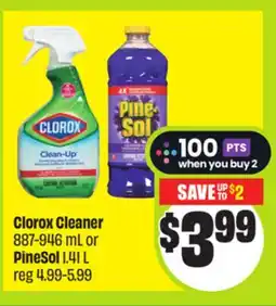 FreshCo Clorox Cleaner 887-946 mL or PineSol 1.41 L offer