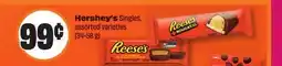 FreshCo Hershey's Singles, assorted varieties (34-58 g) offer