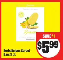 FreshCo Sorbelicious Sorbet Bars 8 pk offer