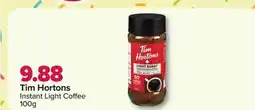 PharmaChoice Tim Hortons Instant Light Coffee offer