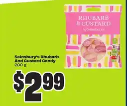 FreshCo Sainsbury's Rhubarb And Custard Candy 200 g offer