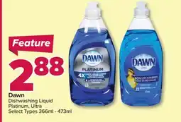 PharmaChoice Dawn Dishwashing Liquid Platinum Ultra offer