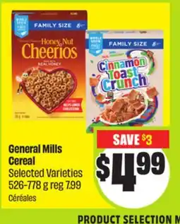 FreshCo General Mills Cereal Selected Varieties 526-778 g offer