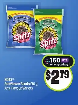FreshCo Spitz Sunflower Seeds 210 g Any Flavour/Variety offer