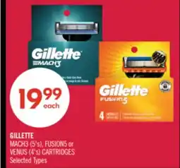 Shoppers Drug Mart GILLETTE MACH3 (5's), FUSION5 or VENUS (4's) CARTRIDGES offer