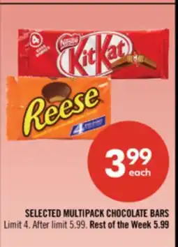 Shoppers Drug Mart SELECTED MULTIPACK CHOCOLATE BARS offer