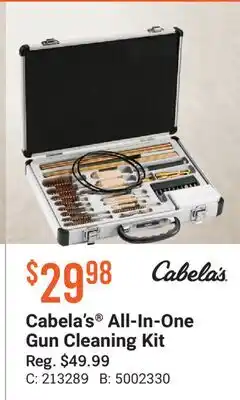 Cabela's Cabela's All-In-One Gun Cleaning Kit offer