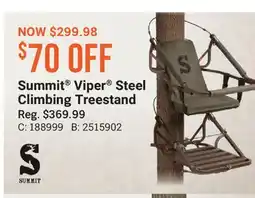 Cabela's Summit Viper Steel Climbing Treestand offer