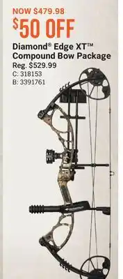 Cabela's Diamond Edge XT Compound Bow Package offer