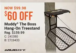 Cabela's Muddy The Boss Hang-On Treestand offer