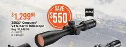 Cabela's ZEISS Conquest V4 6-24x50 Riflescope offer