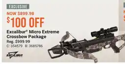 Cabela's Excalibur Micro Extreme Crossbow Package offer