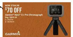 Cabela's Garmin Xero C1 Pro Chronograph offer