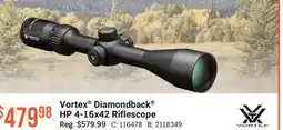 Cabela's Vortex Diamondback HP 4-16x42 Riflescope offer