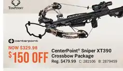 Cabela's CenterPoint Sniper XT390 Crossbow Package offer
