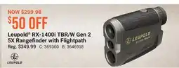 Cabela's Leupold RX-1400i TBR/W Gen 2 5X Rangefinder with Flightpath offer