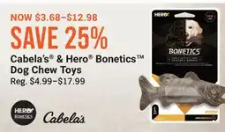 Cabela's Cabela's & Hero Bonetics Dog Chew Toys offer