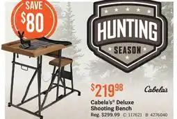 Cabela's Cabela's Deluxe Shooting Bench offer