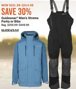 Cabela's Guidewear Men's Xtreme Parka or Bibs offer