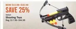 Cabela's Select Shooting Toys offer