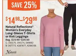 Cabela's Natural Reflections Women's Everyday Long-Sleeve T-Shirts or Knit Leggings offer