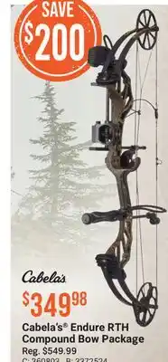 Cabela's Cabela's Endure RTH Compound Bow Package offer