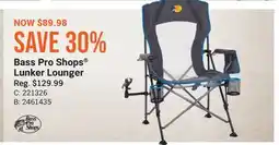 Cabela's Bass Pro Shops Lunker Lounger offer