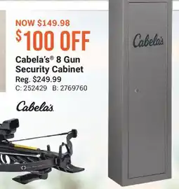 Cabela's Cabela's 8 Gun Security Cabinet offer