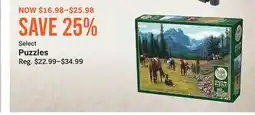 Cabela's Select Puzzles offer