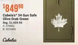 Cabela's Cabela's 34 Gun Safe Olive Drab Green offer