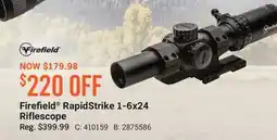Cabela's Firefield RapidStrike 1-6x24 Riflescope offer