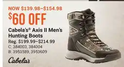 Cabela's Cabela's Axis II Men's Hunting Boots offer