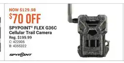 Cabela's SPYPOINT FLEX G36C Cellular Trail Camera offer