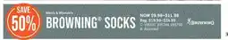 Cabela's Browning Socks offer
