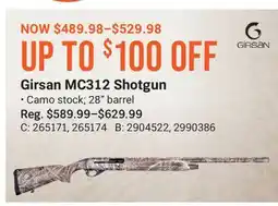 Cabela's Girsan MC312 Shotgun offer