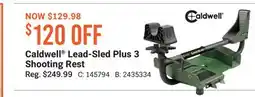 Cabela's Caldwell Lead-Sled Plus 3 Shooting Rest offer